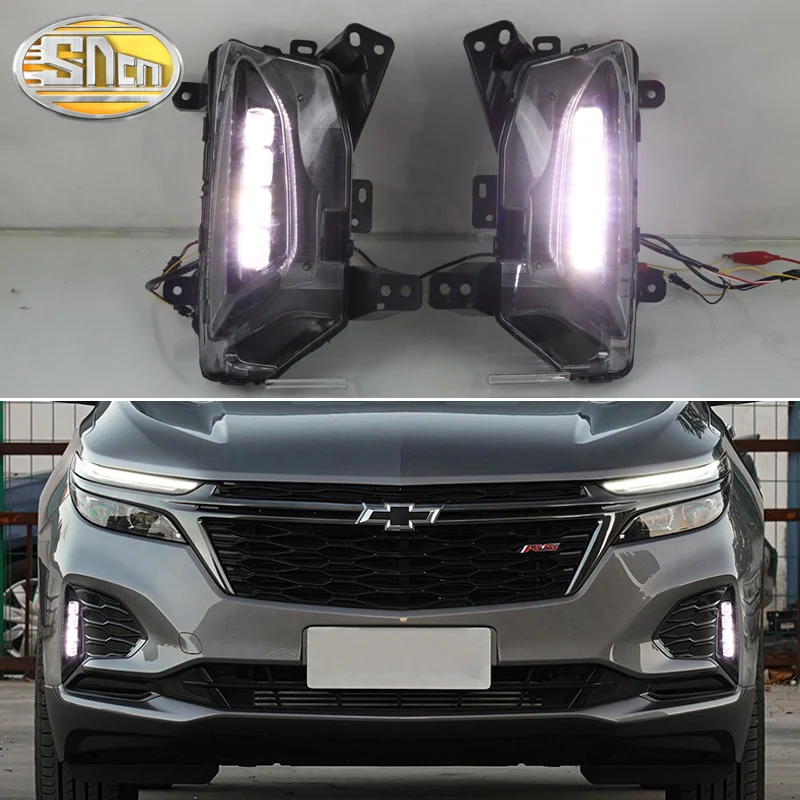 For Chevrolet Equinox 2022 2023 Yellow Turn Signal Waterproof ABS Car