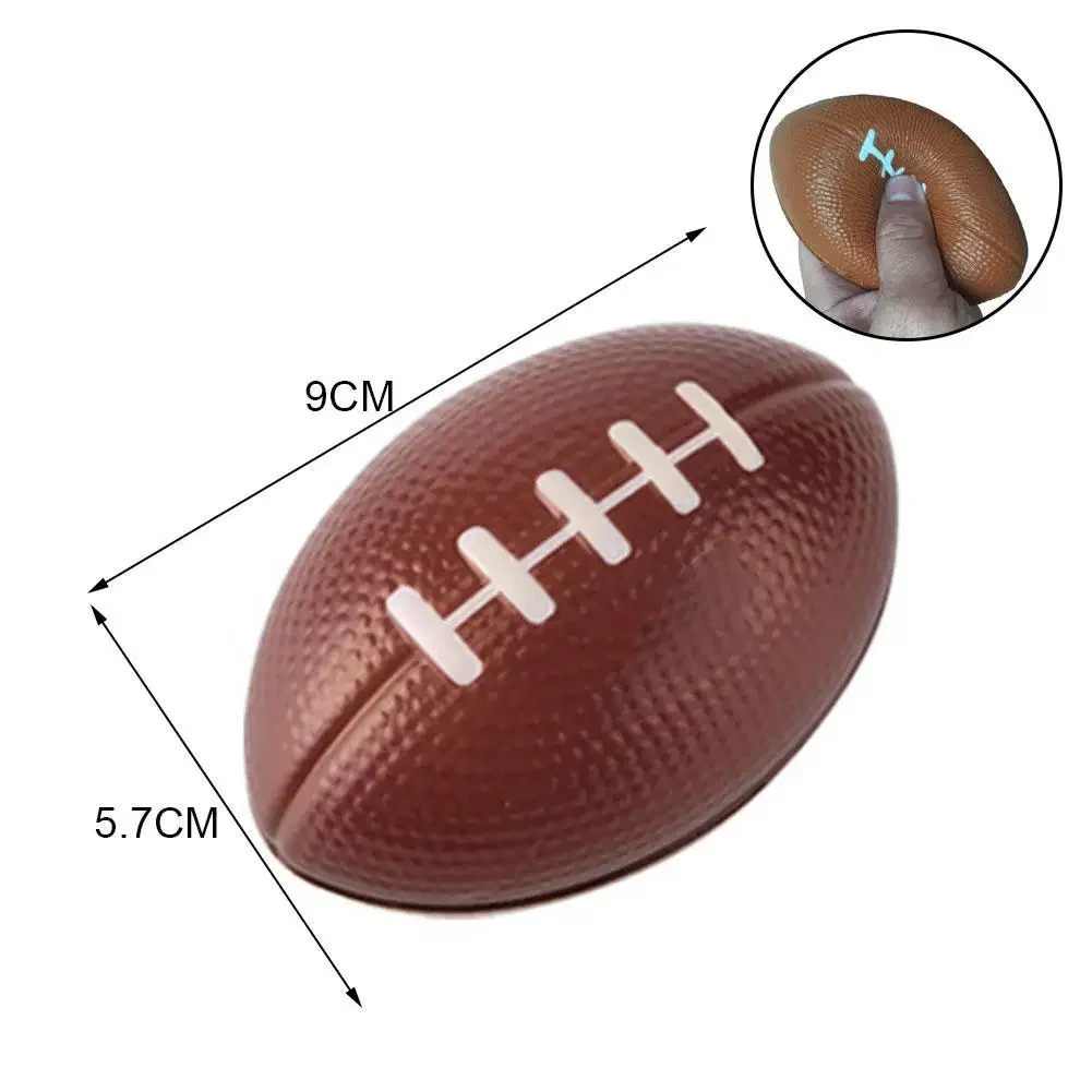 Mini Soft PU Football Ball Basketball Anti-stress France EU UK US Small Rugby Soccer Squeeze Balls Children Kids Sport Ball Toys 4