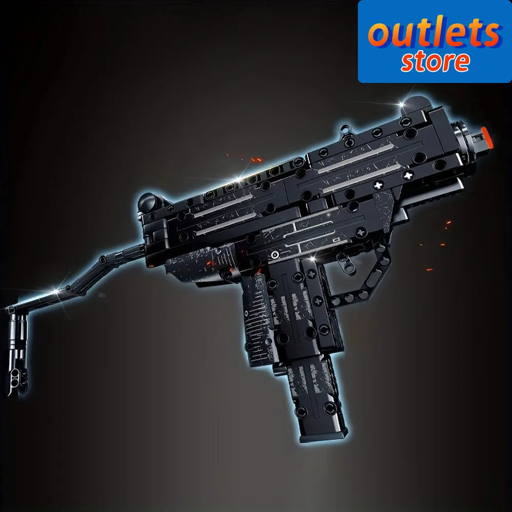 88086-88087-Ideas-High-Tech-Gun-Building-Block-MOC-Brick-Toys-Assembly ...