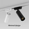 Led Track Light 3 Degree Beam Rail Spot Light Adjustable Angle Anti Glare Spotlight Museum Room Atmosphere Wall Washing Lighting 4