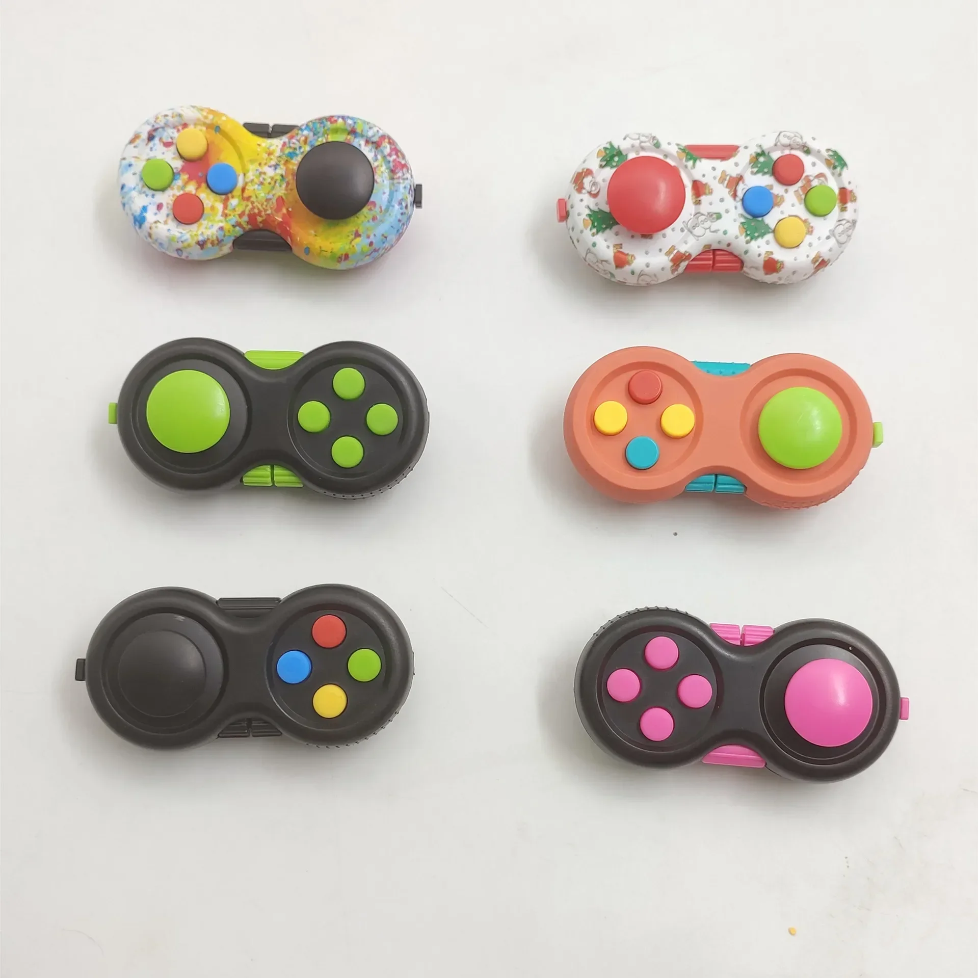 Game Fidget Pad Stress Reliever Squeeze Fun Magic Desk Toy Handle Toys Stress Decompression Gift Key Mobile Phone Accessory 1pc