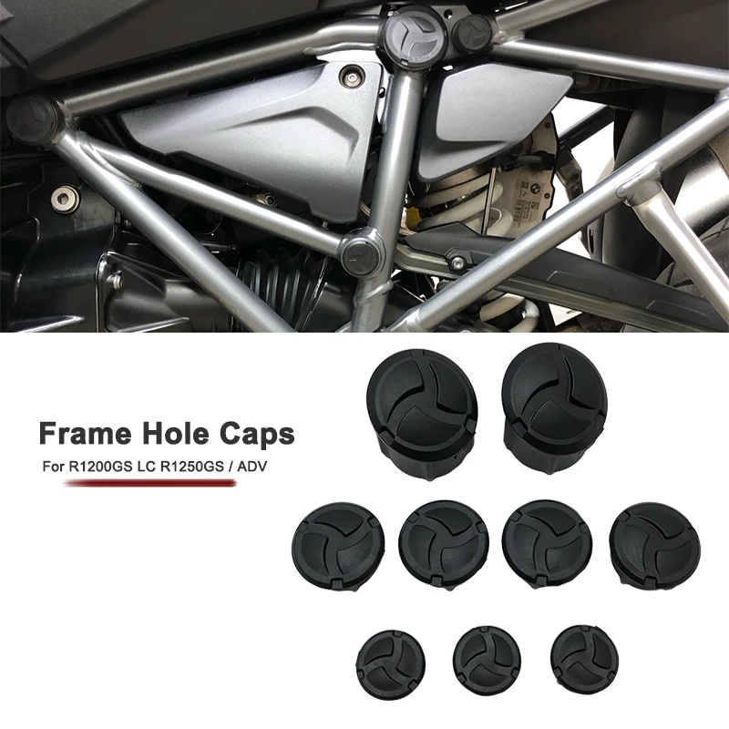 Motorcycle frame hole caps cover plug for BMW R1200GS R 1200 GS LC Adventure ADV R1250GS R 1250 GS Adventure 2014-
