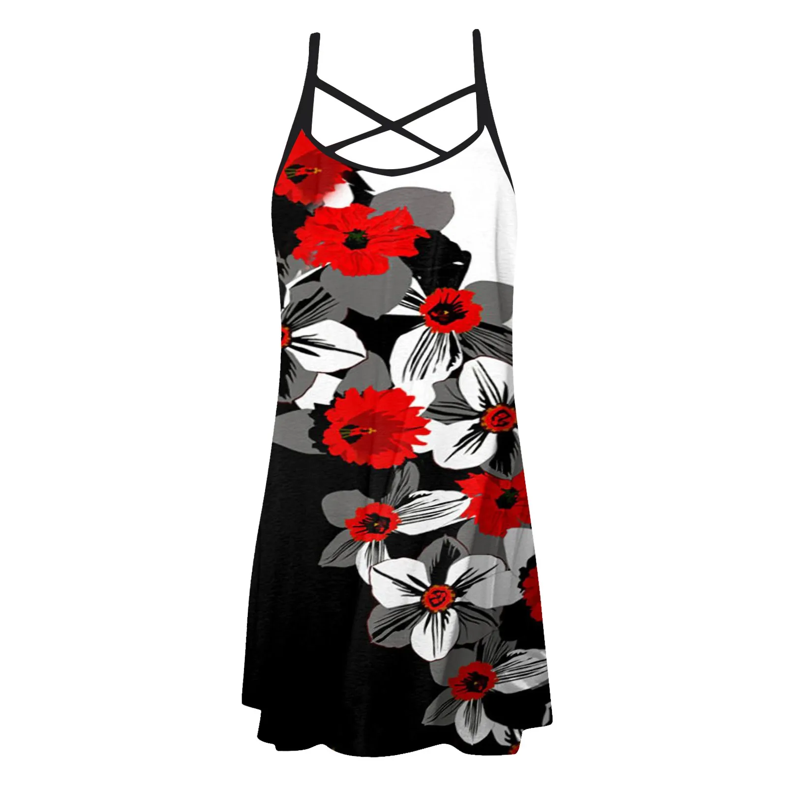 

Женское длинное платье-макси без рукавов, Летний Пляжный сарафан, Вечернее свободное женское платье, летнее платье для женщин 2023