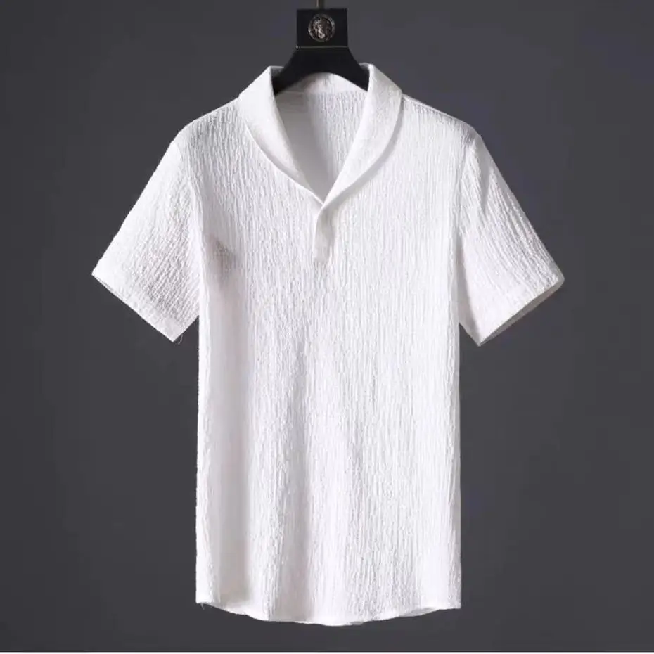 

Men's Summer Shirt Pants Fashion Shirt Men's Set M-4X Men's Business and Leisure