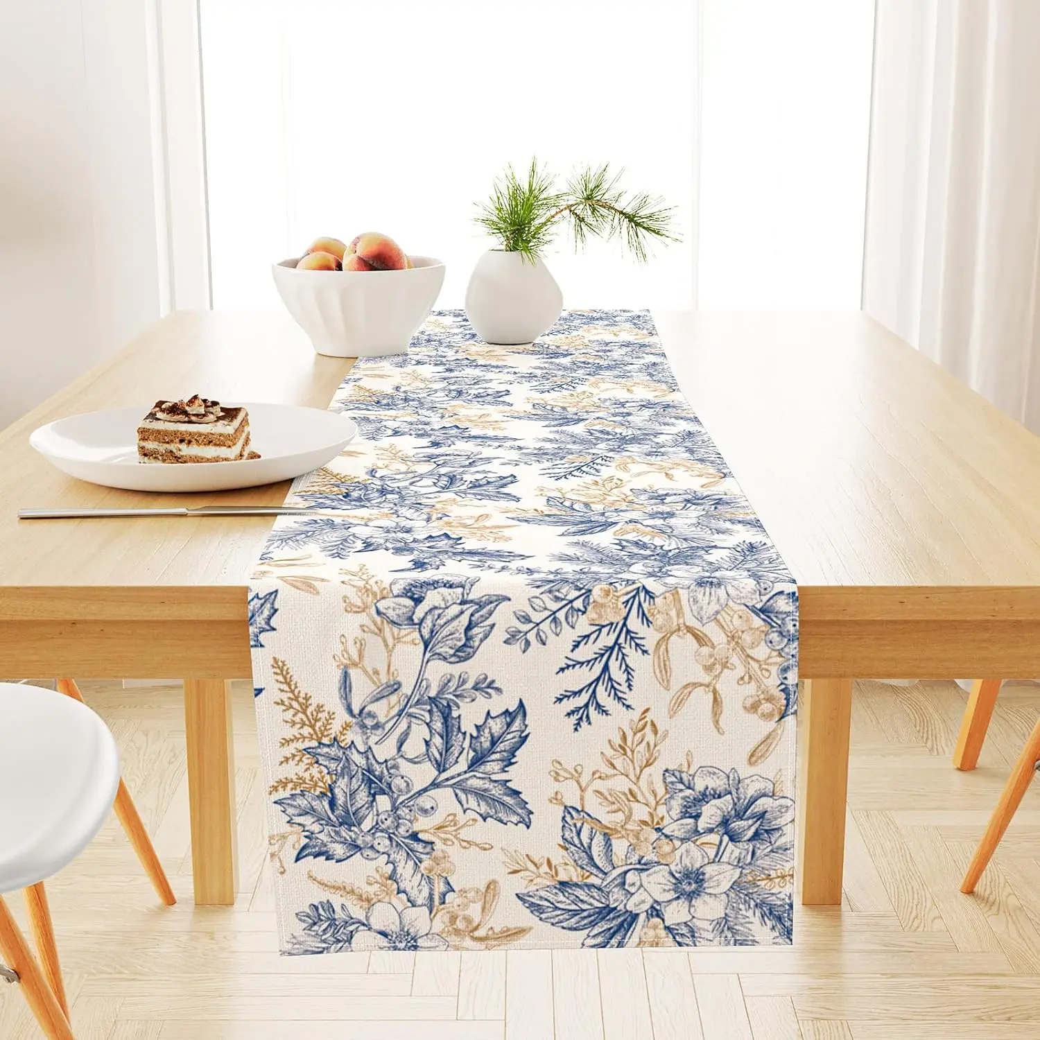 Chemin de Table en Lin Bleu | Runner Collection