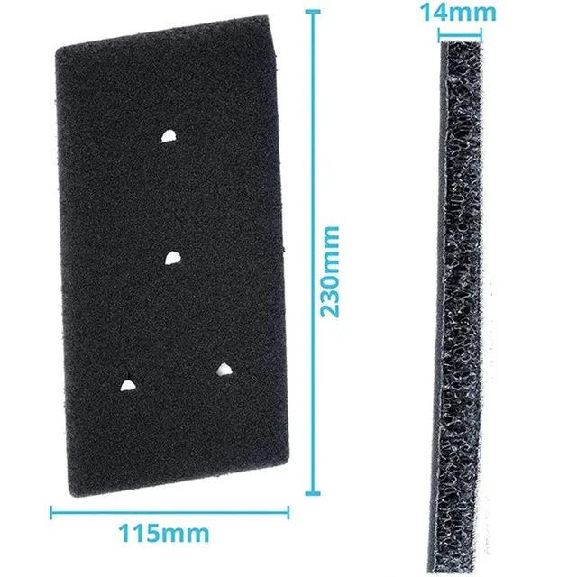 5 Filtri Schiuma Filtro Lanugine Per Essiccatore Bauknecht Vasca - Foto 4