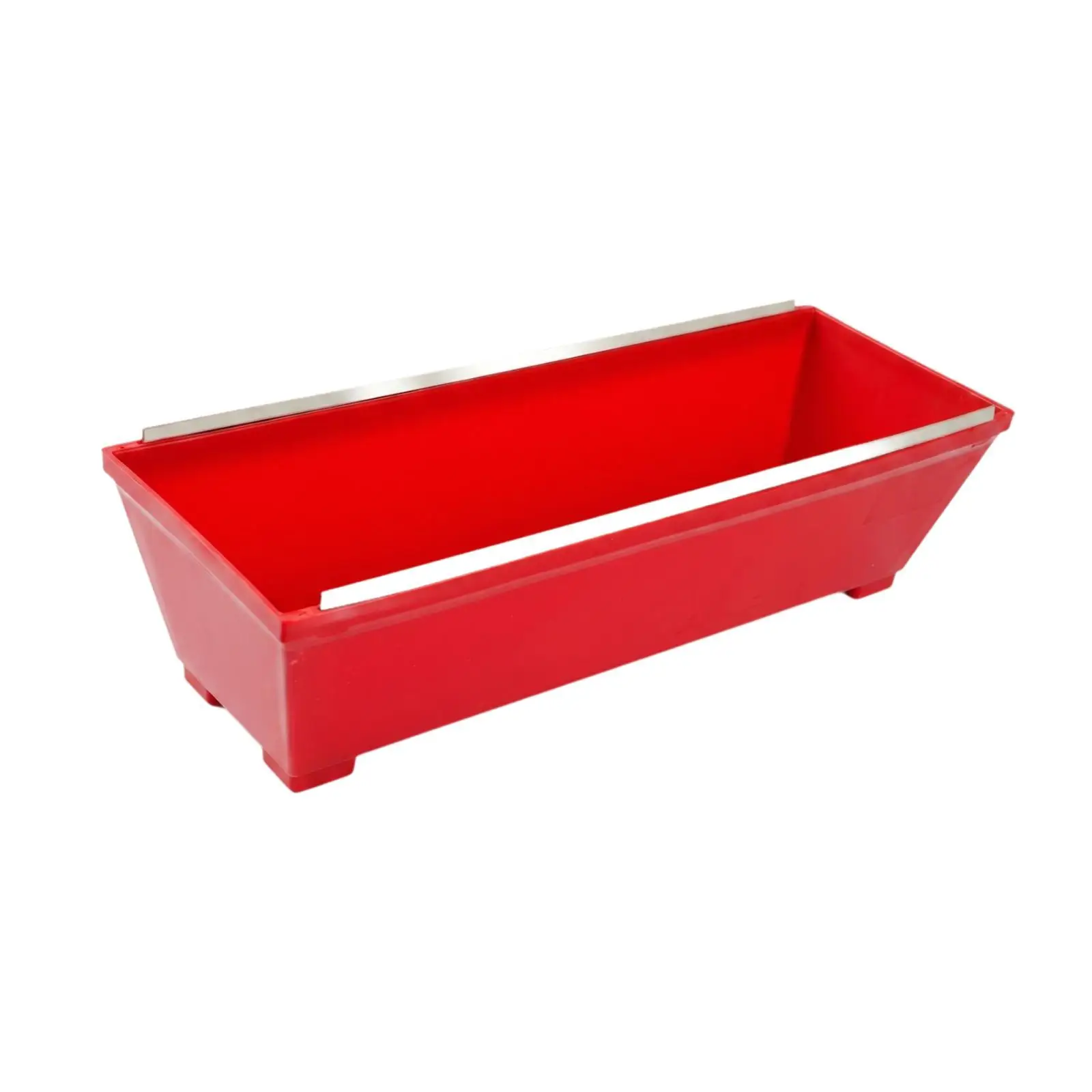 14 inch Mud Pan Portable Mixing Cement Mortar Putty Paint Anti Slip Grip Plastering Mud Tray Drywall Mud Tray Large Capacity