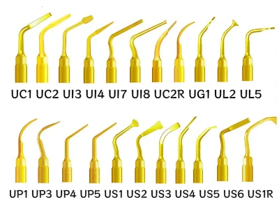 VV Dental Piezochirurgie-Spitzen für Knochenschnitt, Sinuslift und Implantationschirurgie, kompatibel mit Mectron, Woodpecker, Dmetec, NSK Handstücken – Detail 1
