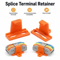 10 PCS PCT Fast Wiring Terminal Lamp Soft Hard Wire Universal Clamp Fixer Snap-in Push-in Splice Connector Secure Holder 1