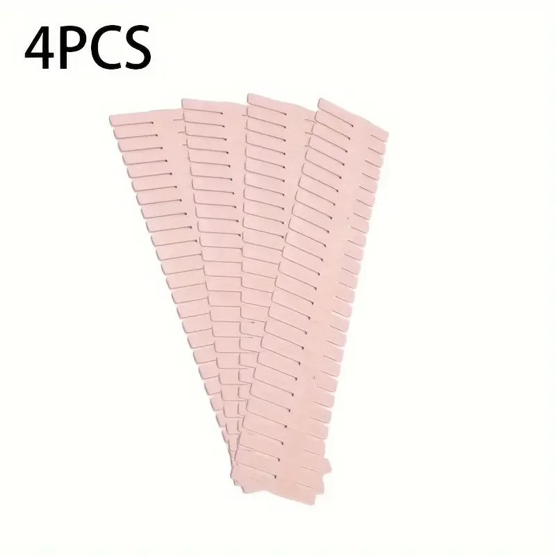4PCS Adjustable Divider Underwear Socks Sundries Drawer Organizer Household Storage Cabinet Pink Space Saving Home Accessories 4