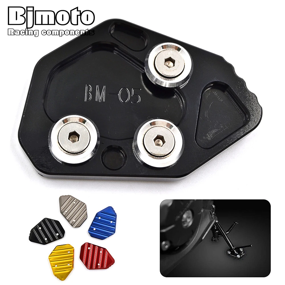 

K 1200 1300 S R Side Stand Enlarge For BMW K1300S K1300R K1200S K1200R 2004 2005 2009 2007 2008 2009 2010 2011 2012 2013