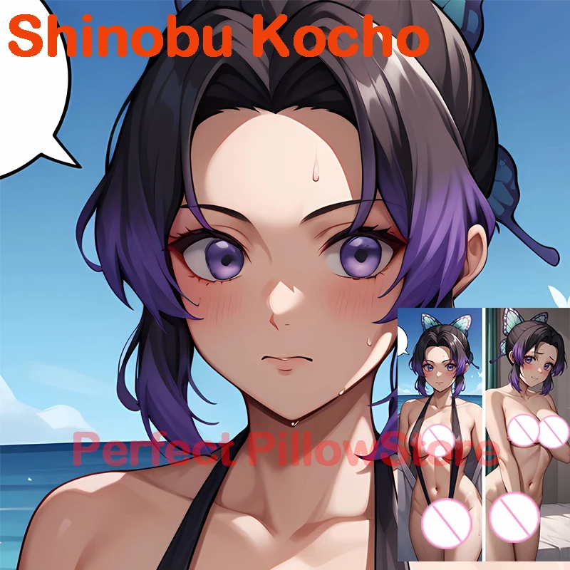 Dakimakura anime Shinobu Kocho Double-sided Print Life-size body pillows cover Adult pillowcase
