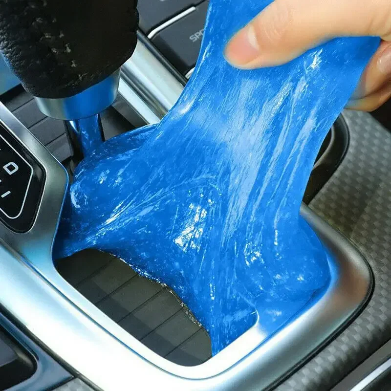 Car Cleaning Gel Gel Air Vent Dashboard Laptop Keyboard Magic Car Wash Interior Dust Dirt Mud Gap Reusable Cleaning Slime Wash Tool