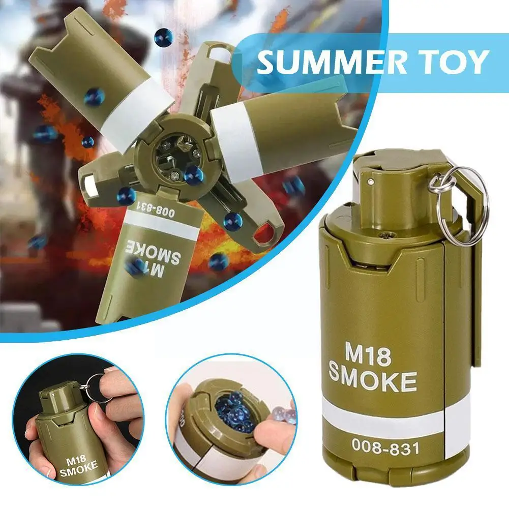 M18 Smoke Grenade Explosive Water Bomb Gel Grenade Model Military Toy