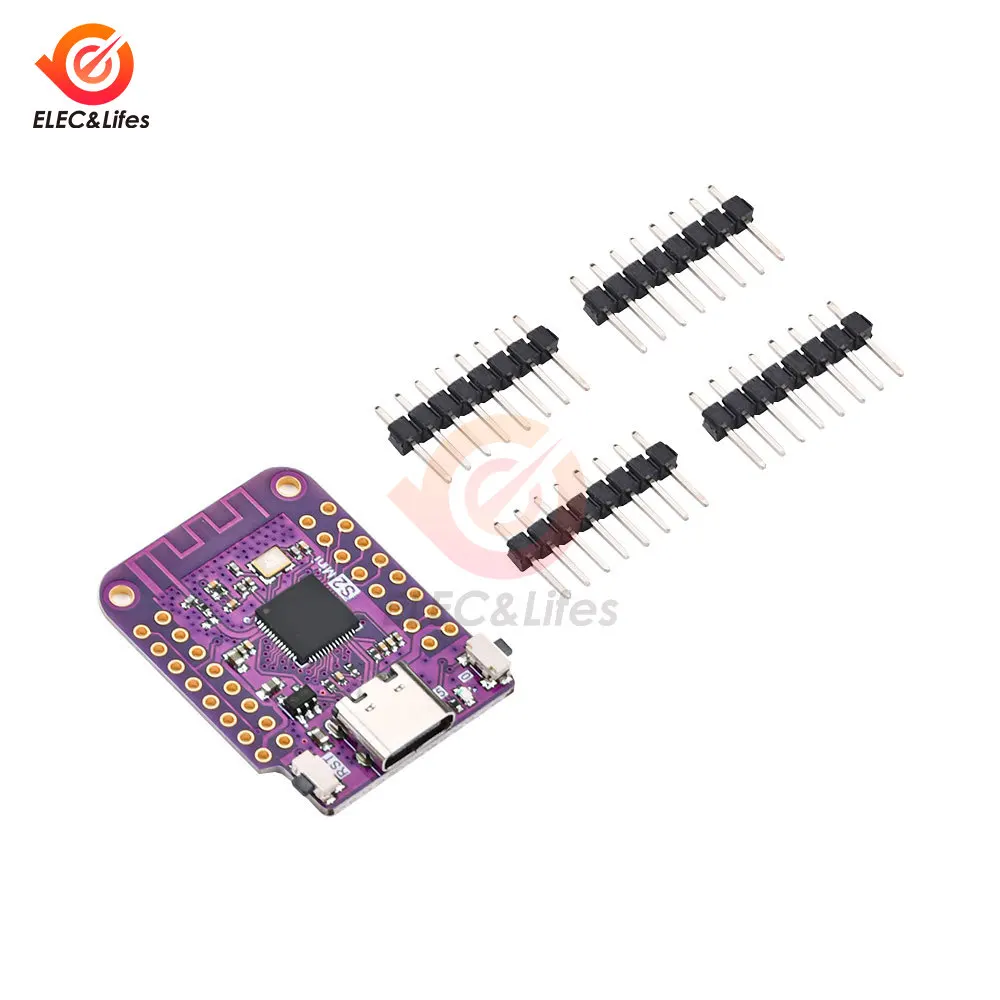 

ESP32 S2 Mini WiFi Board Based ESP32-S2FN4R2 ESP32-S2 4MB Flash Type-C Connect Compatible With MicroPython