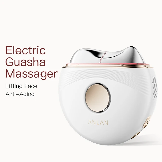 ANLAN Electric Guasha Massager EMS Face Lifting Anti-aging Remove Edema Firming Skin Clod Heat Scraping Skincare Beauty Device 1