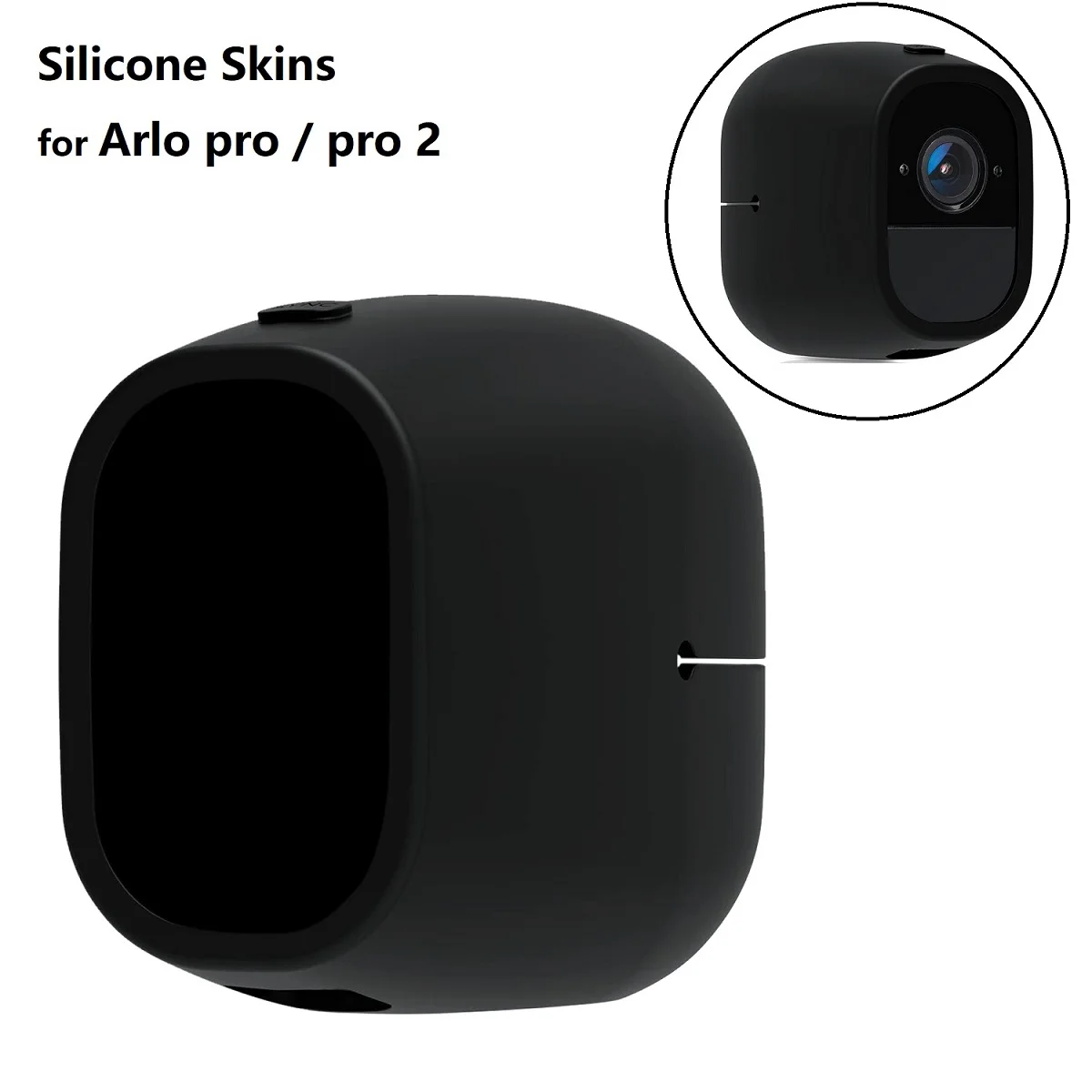 Skin In Silicone Arlo Pro / Pro 2, Cover In Silicone Per Pelli In Silicone Per Arlo Pro E Arlo Pro 2 Telecamere Senza Fili Di Sicurezza Intelligenti