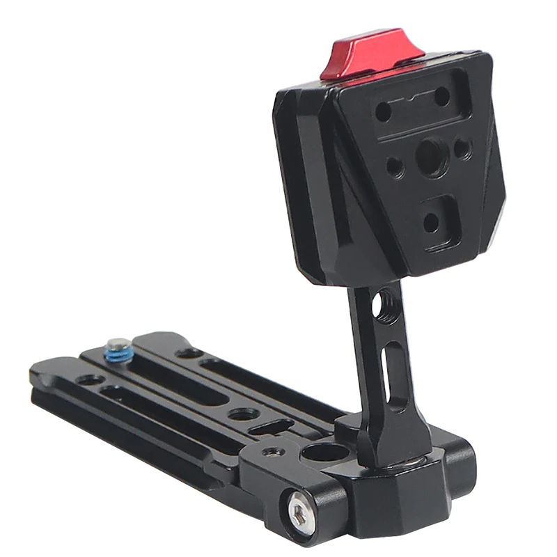 Aluminum V-Lock Battery Mounting Plate Clamp Quick Release for ARCA Tripod Gimba