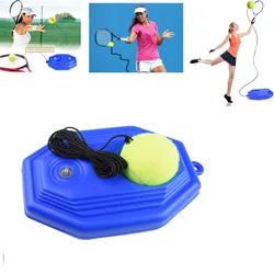 Tennis，a tool for training hard shoes, auxiliary tennis training, with elastic rope, auxiliary ball, single novice training ball