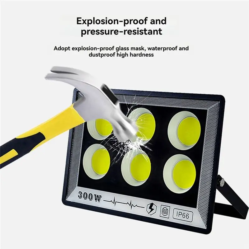 AT21-LED 투광등 IP66 방수 야외 조명 반사경 스포트라이트 정원 조명 400W