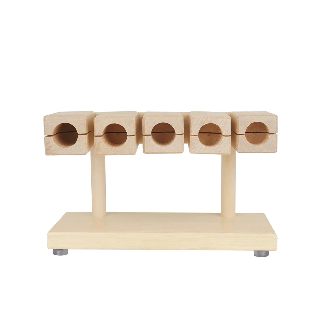 Orff Clappers Wooden Fish Natural Wooden 5 Sound Clapper Early Musical Education Toy Percussion Instrument Children Gifts