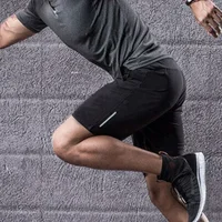 Summer Casual Shorts Men Breathable Beach Shorts ice silk Comfortable Fitness Basketball Sports Short Pants Male running shorts 2