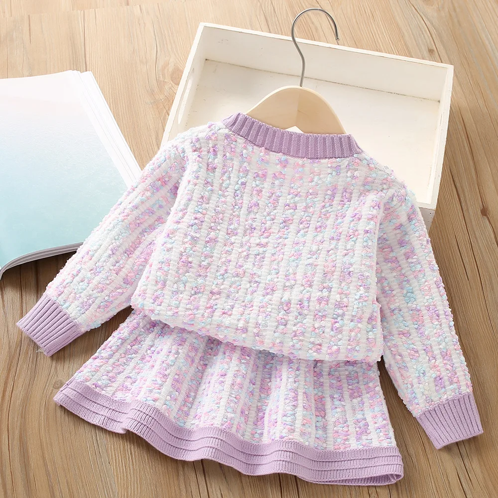 Girls Knitted Sweater Set 5