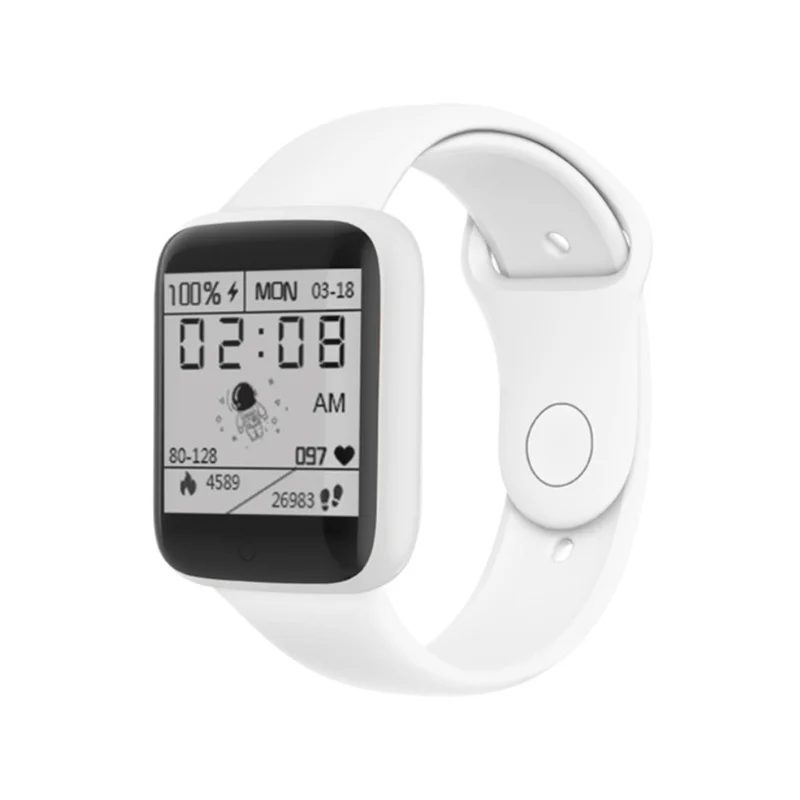 Y68 Pro Smart Watch Bluetooth Fitness Tracker Bracelet Sport Heart Rate Blood Monitor D20 Macaron Kid's Smartwatch For Xiaomi