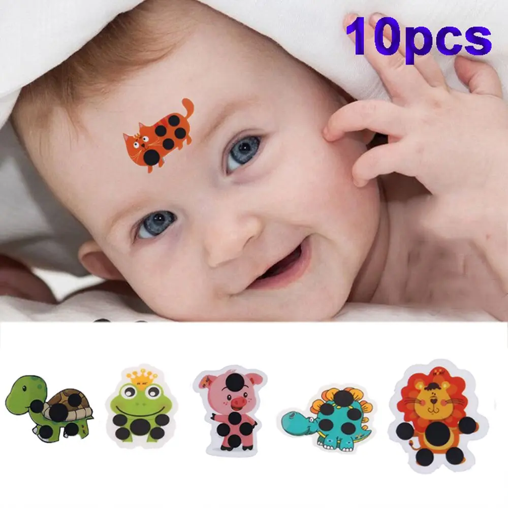 Cute Animal Fever Detection Baby Care Head Thermometers Temperature Test Forehead Sticker Thermometer