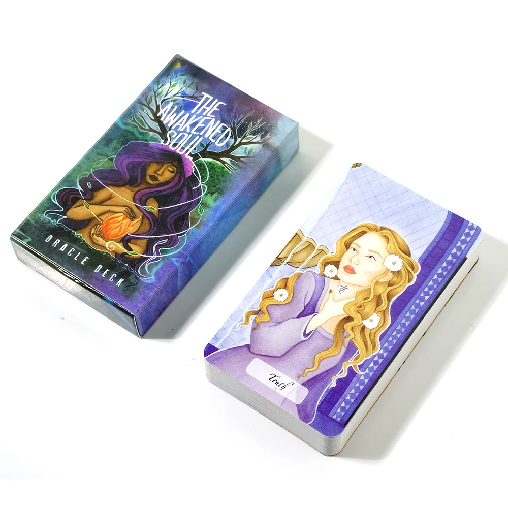 Awakened Soul Oracle Card Deck Witch Oracle Deck Divination Tools Card Game Witchy Beginner Fortune Telling Game 5