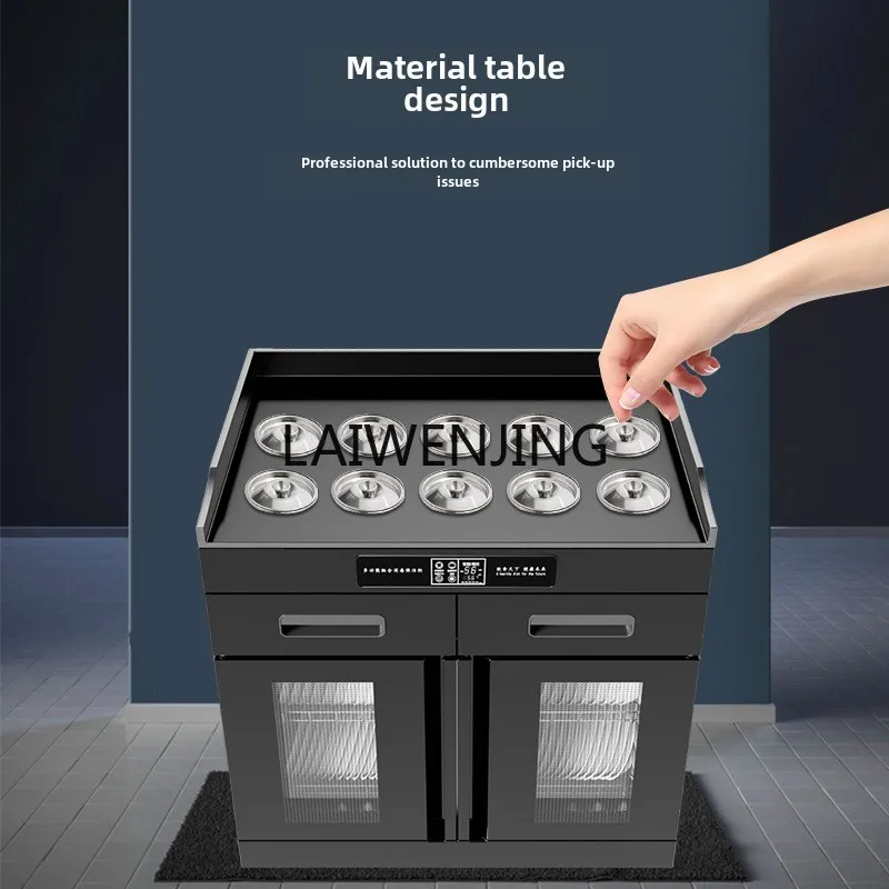 SGF hot pot self-service small material counter disinfection cabinet marble countertop dining cupboard