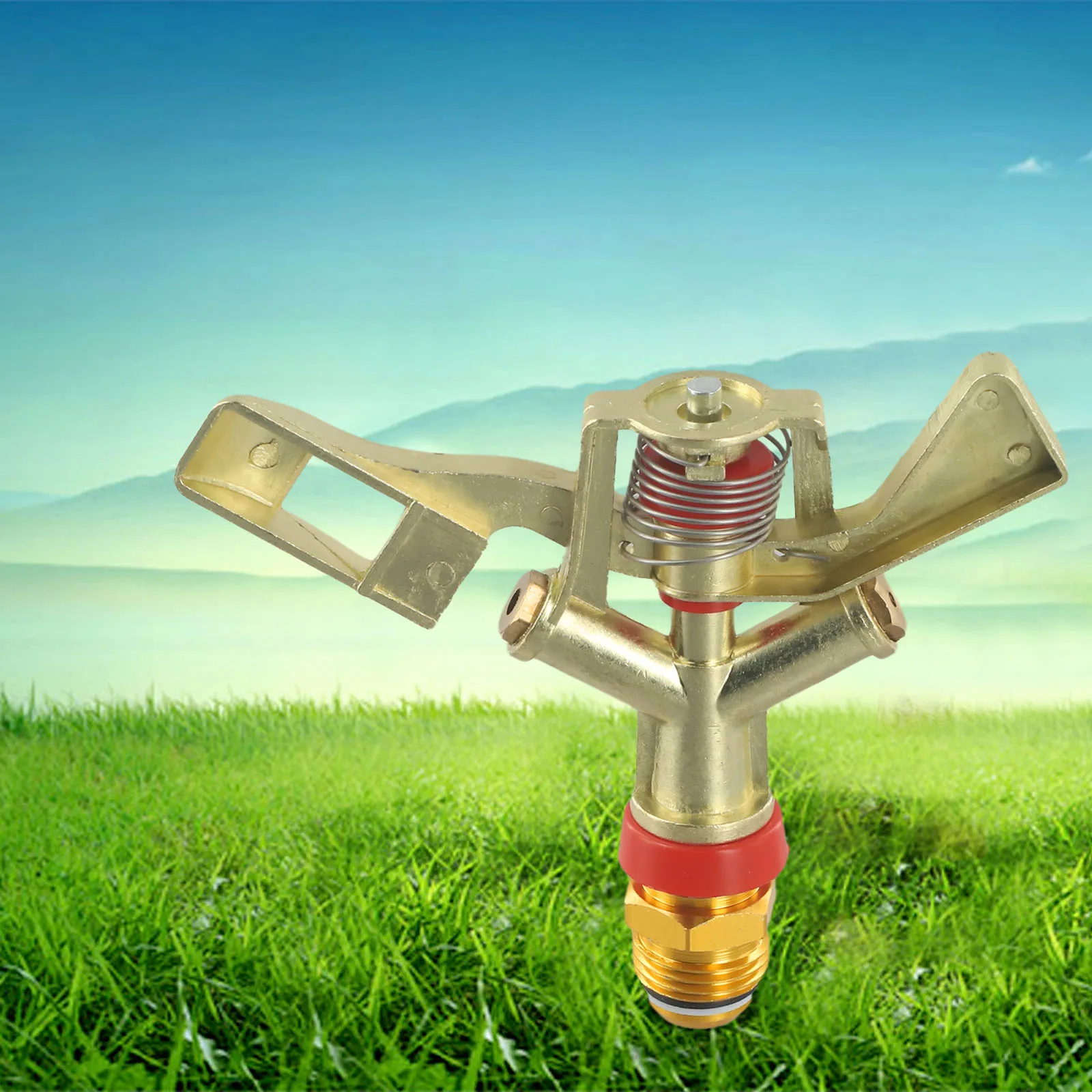 Messing Einstellbare Wasser Sprinkler Rasen Bewässerung Garten Bewässerung Spray Düse Bewässerung In-boden Sprinkler Bewässerung Gerät – Detail 13
