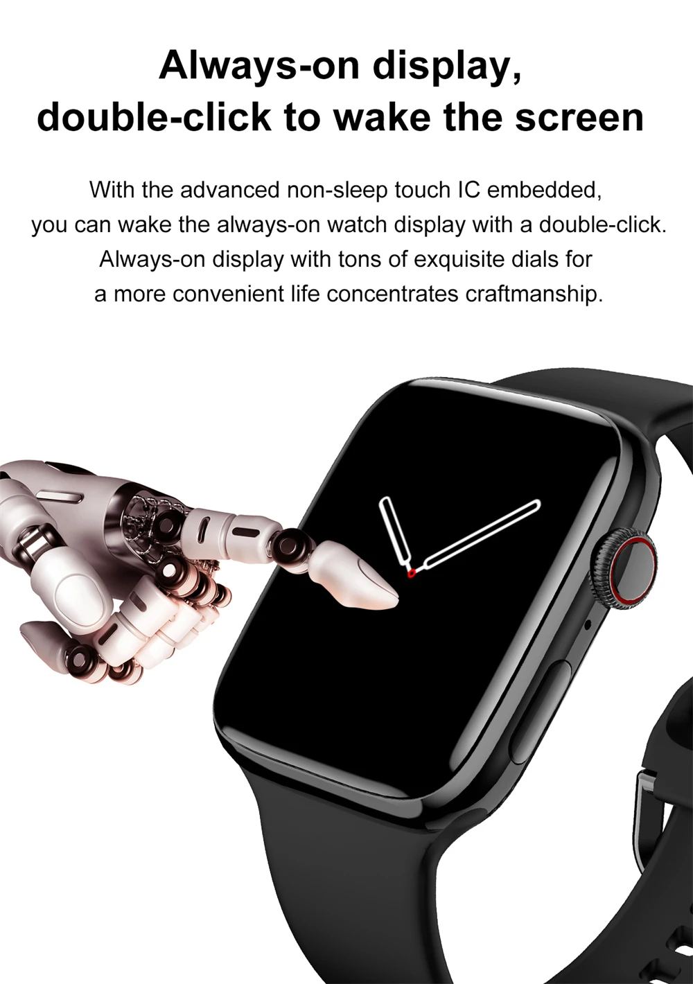 2022 DT NO.1 Sport Smart Watch Series 7 1.9" HD Screen NFC GPS Tracker Bluetooth Call Men Women 45mm Smartwatch for Apple Xiaomi