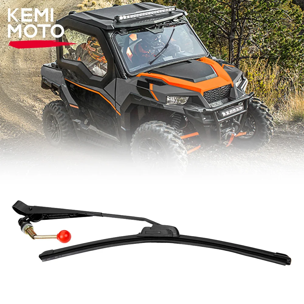 UTV Windshield Windscreen Wiper Compatible with Polaris RZR 800 900 1000 XP Ranger for Can Am Maverick X3 Commander for Honda small squeegee small counter top brush mirror wiper double sided glass water squeegee with bristle household cleaning accessory