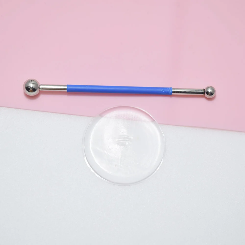 Polymer Clay Tool Mini Flower Petal Texture Make Stylus Ball Dotting Pen and Silicone Mat Recycle Use polymer clay tools