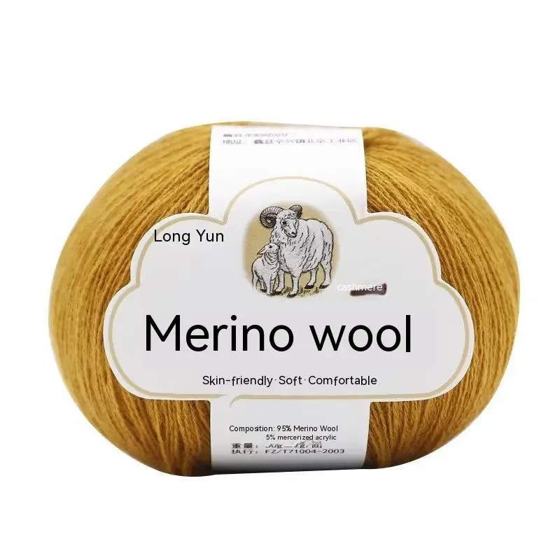 450grams (1.0LBS) Merino Wool Yarn for Crochet and Knitting Soft Chunky Croche Threads for Luxurious Sweater Scarf Hat Blankets