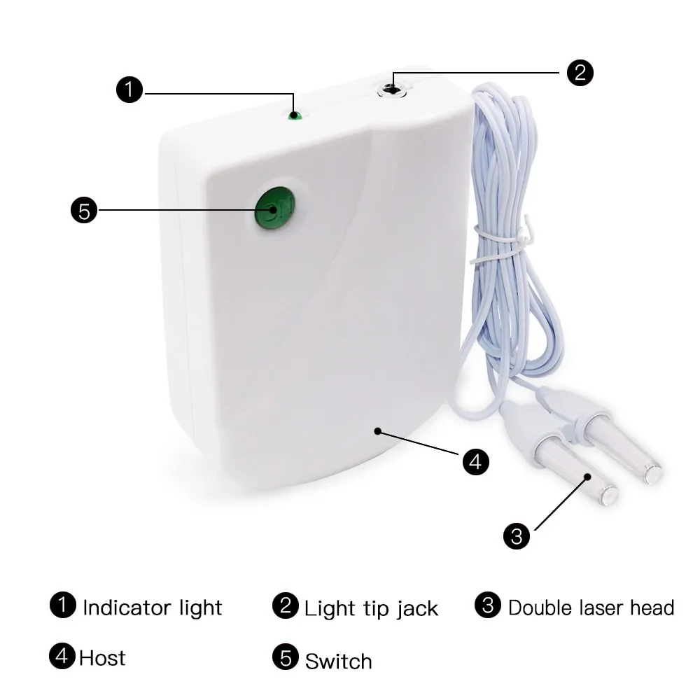 Nose Massager Rhinitis Sinusitis Cure Therapy Machine Bionase Massage Device Laser Treatment Health Care