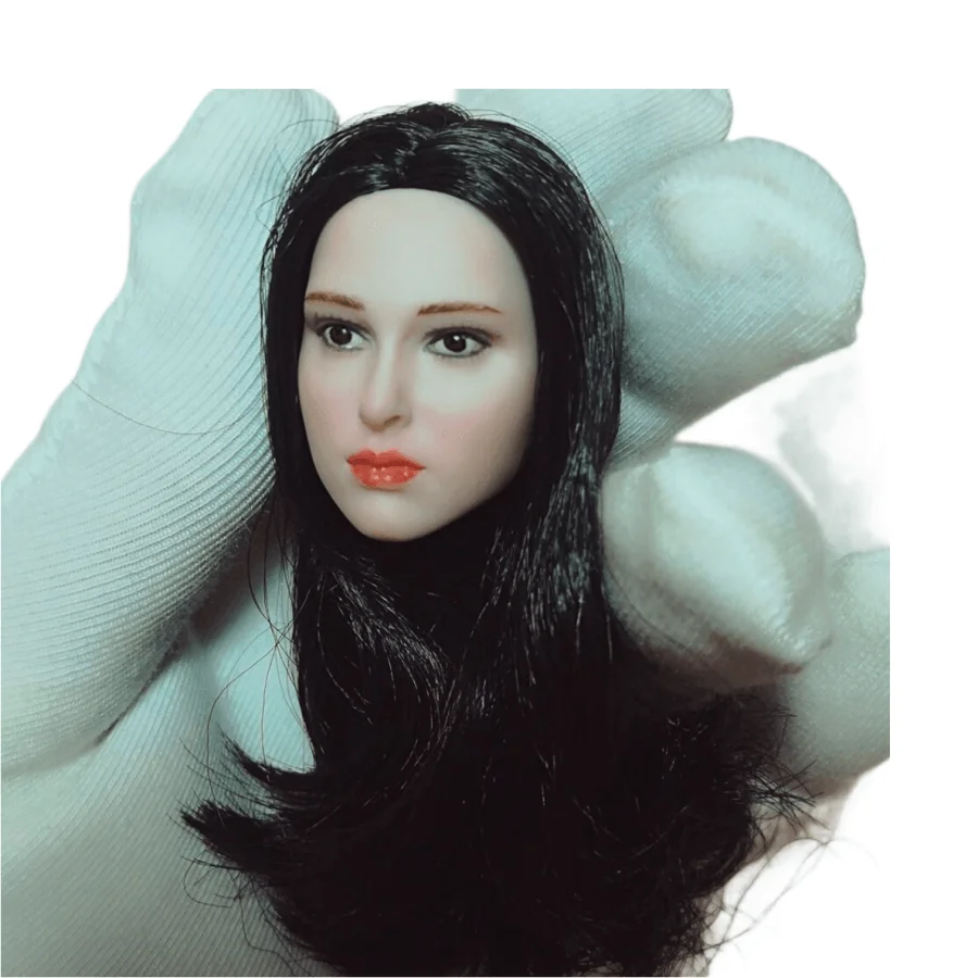 

1/6 Scale Black Long Hair Version Natalia Portman Elder Sister Female Soldier Head Carving Model 12Inch Action Figure Body Doll