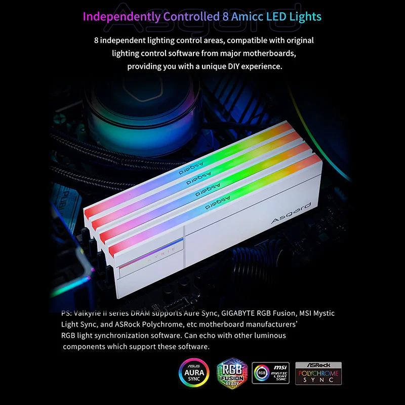 Asgard Valkyrie II DDR5 6000MHz CL28 32g Asgard DDR5 RGB Valkyrie