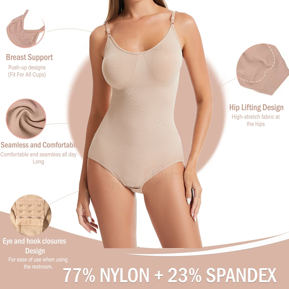 SHAPERX Bodysuit for Women Tummy Control Shapewear Seamless Sculpting  Shorts Body Shaper Tank Top : : Clothing, Shoes & Accessories