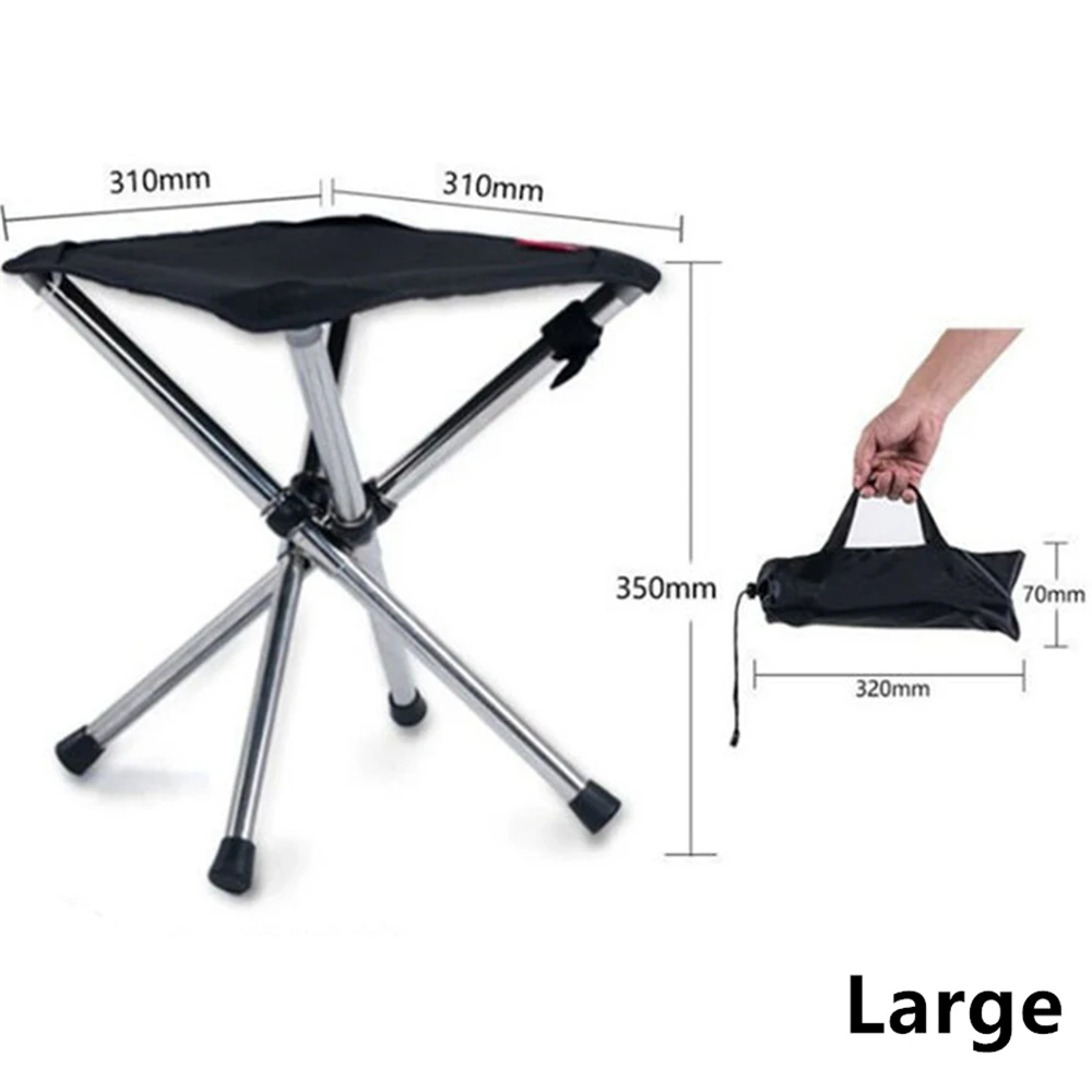 Stainless Steel Outdoor Portable Folding Fishing Chair Picnic Camping Stool Folding Chairs Camping Chair Lawn Beach folding stool,folding chair