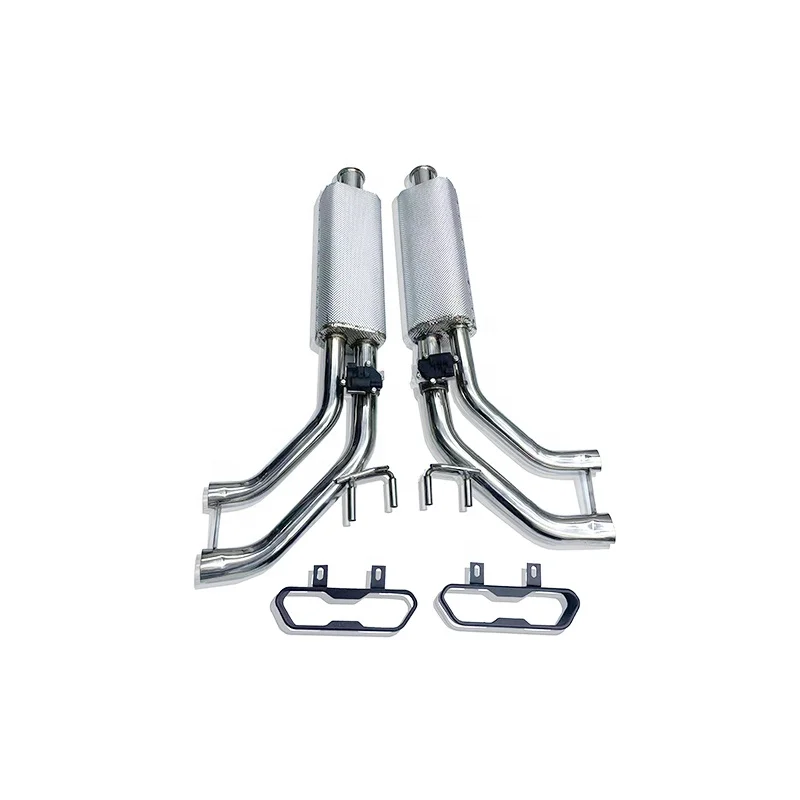 

ING discount event stainless steel Catback Benz G63 AMG 2013+ 4.0T W463 W464 AMG G500 G63 G65 G63 AMG Exhaust Valve Downpipe