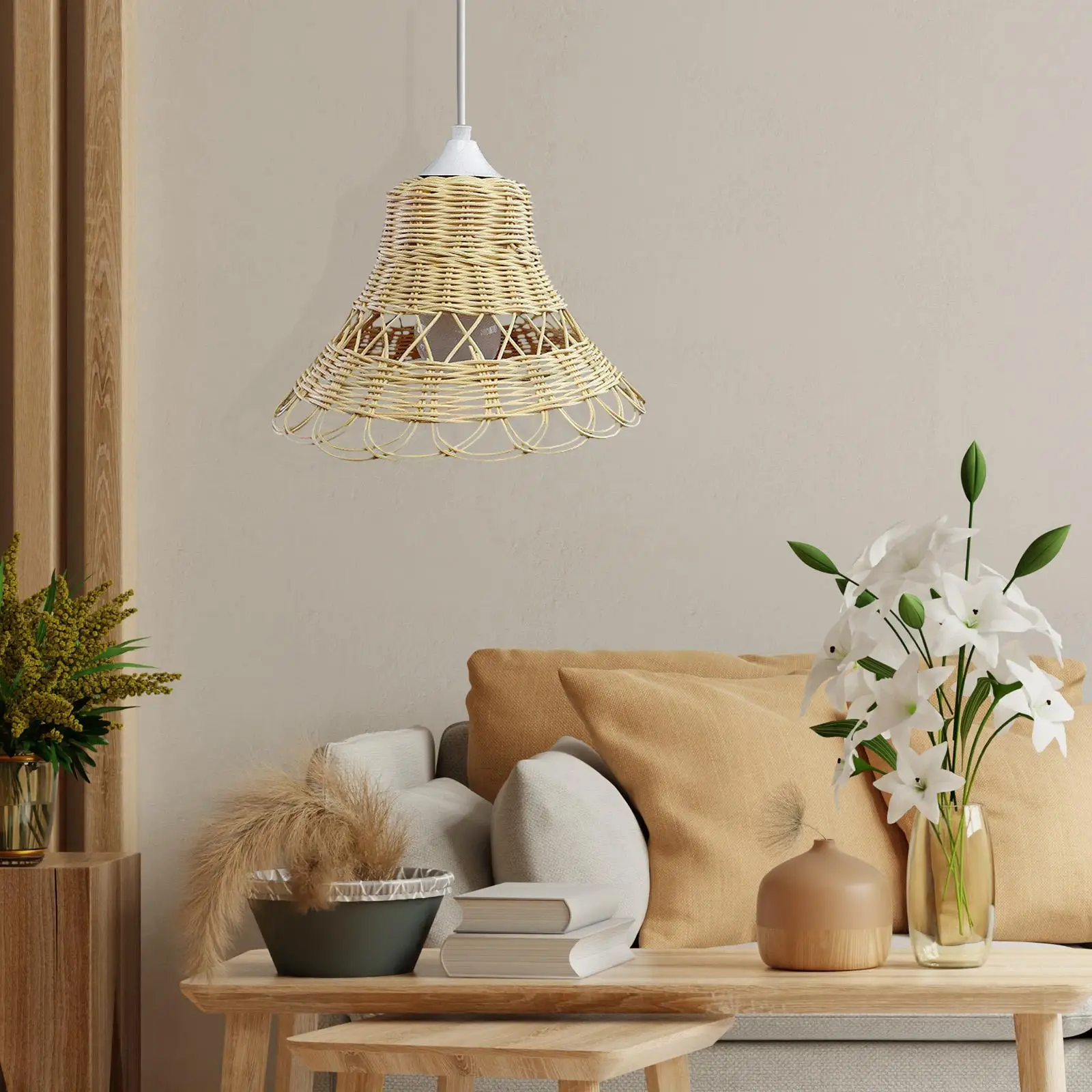 

Rattan Lamp Shade Woven Lamp Shade for Floor Lamp Chandelier Wall Lamp