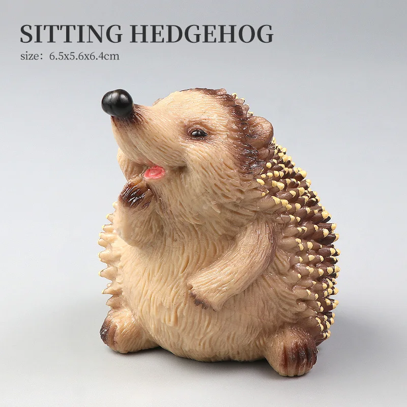 Wildlife Simulation Hedgehog Animal Set - Educational Toy