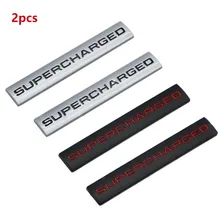 

2pcs Car Sticker Supercharged Emblem Auto Badge Decal for Land Rover Range Rover Audi Q3 Q5 Q7 RS S3 S4 S5 S6 S8 Styling