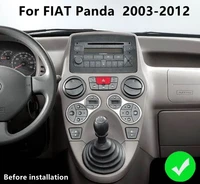 Autoradio Android 15 7 pouces pour FIAT Panda 2003 2004 2005 2006 2007 -2012 Lecteur multimédia stéréo Navigation Autoradio Carplay Auto 3