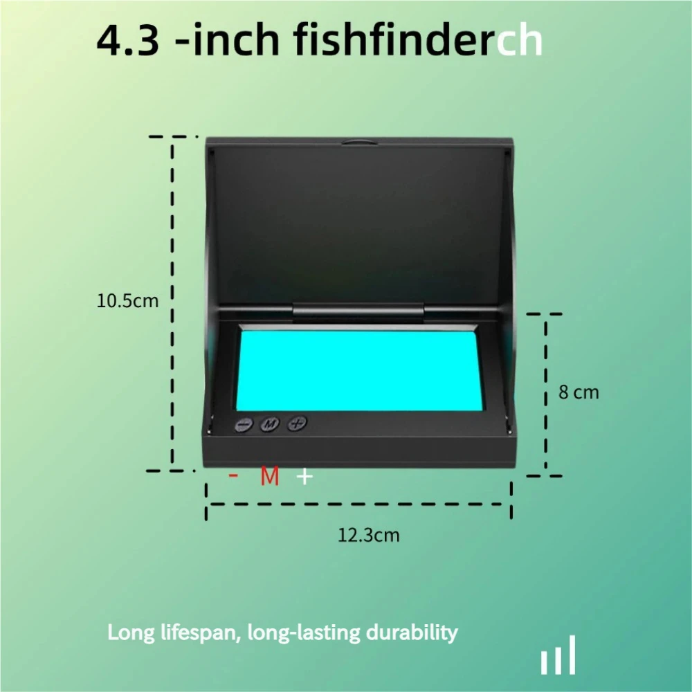 4.3인치/5인치 HD 수중 어군탐지기 카메라 220 °   피쉬아이 12 IR LED 야간 투시 IP68 방수 시각 낚시 시스템 10-50M 케이블