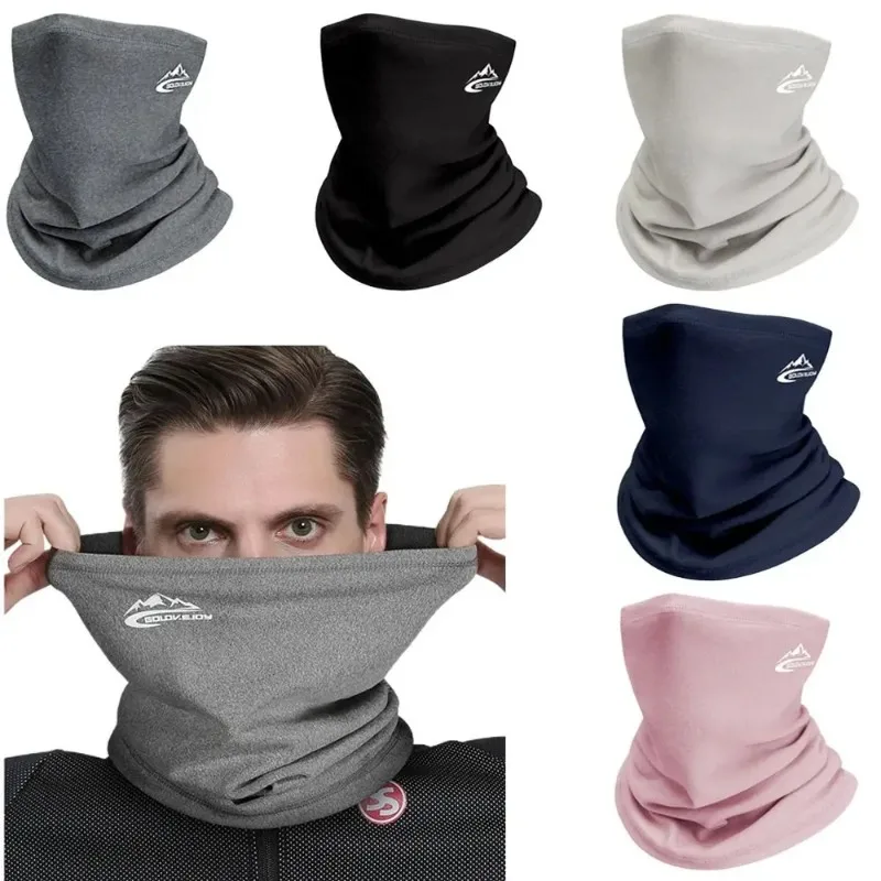Winter Outdoor Cycling for Both Men and Women with Plush Warm and Windproof Headscarves Neck Covers for Face Protection neck warmer