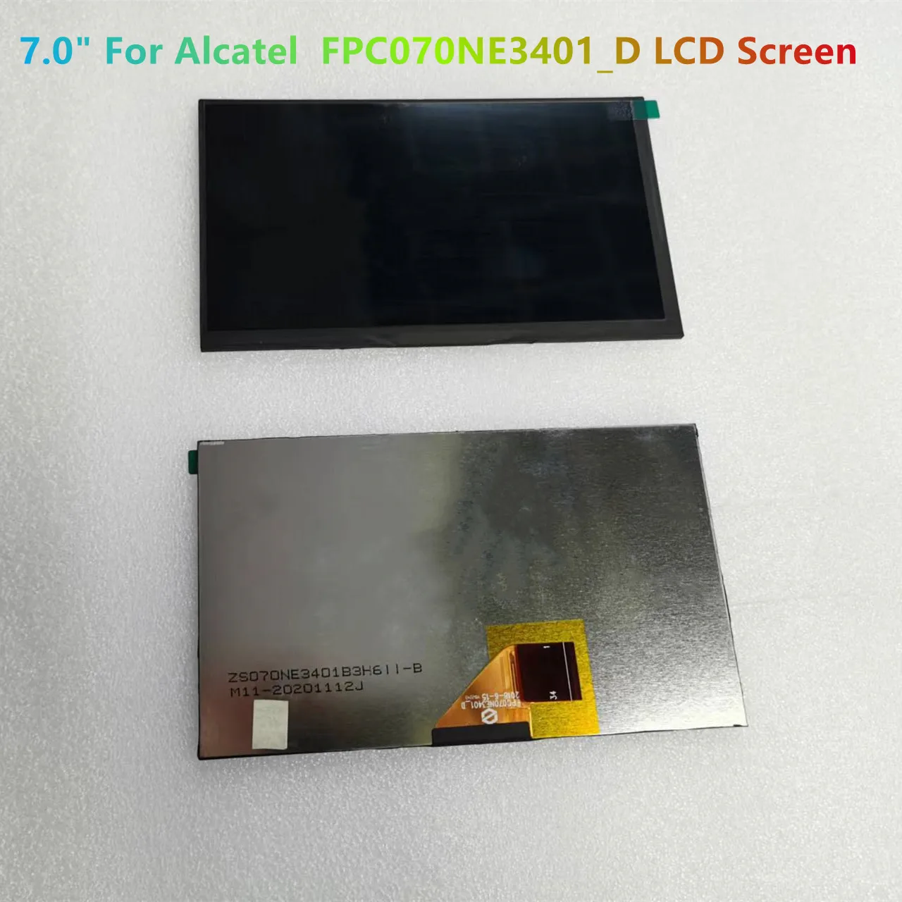 Tela Lcd para Alcatel Tab 1t 8068 8067 9009g 3g Alcatel Pixi Kid 1t 8068 Fpc070ne3401 _ d 100 Testado Original Novo 70