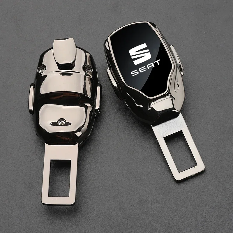 

Car Safety Belt Buckle Clip Car Seat Belt Interior Accessories For Seat Leon 5f Ibiza 6l 6j Leon 1p Cushion Altea Xl Leon Mk